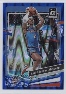 2023 Panini Donruss Optic Blue Seismic Prizm /249 Shai Gilgeous-Alexander 02t3