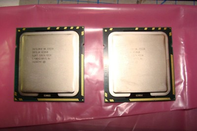 Pair of  Intel XEON E5538 2.4Ghz 4 core CPUs