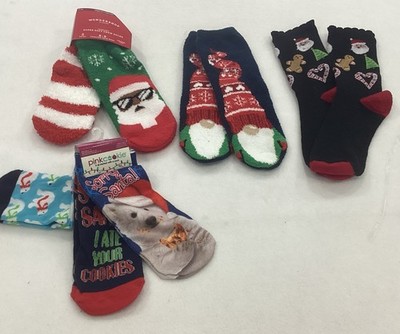 Girls Pink Cookie Shortie Socks + Toddler Soft Crew Sock 7 Pr. As Pictured Lot J
