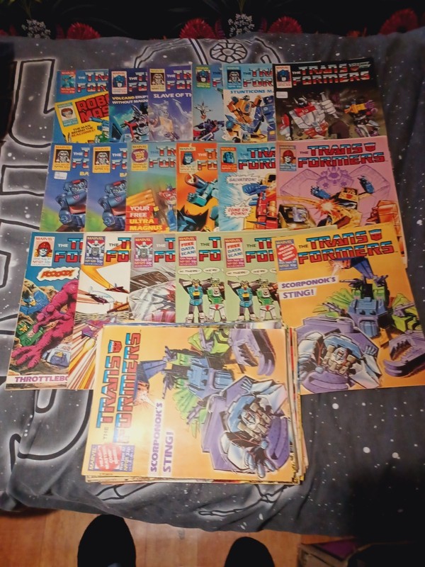 Vintage Marvel UK The Transformers Comic Bundle 1980s Job Lot 50 comics