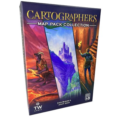 Thunderworks Games: Cartographers Map Pack Collection - Expansion Map Set Contai