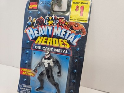 1997 Toy Biz Marvel Heavy Metal Heroes Venom Die Cast Figure New