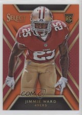 2014 Panini Select Rookies Orange Prizm 4/75 Jimmie Ward #120 11pj