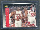 MICHAEL JORDAN SCOTTIE PIPPEN 1993-94 UPPER DECK #213 CHICAGO BULLS TEAM CARD