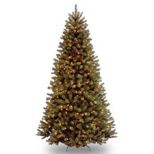 9 ft. Pre-Lit North Valley Spruce Tree with Clear Lights, Plug-In