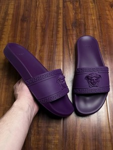 NEW Versace Men’s Medusa Head Purple Pool Slides US Size 13-IT 46 Versace Men main image 3