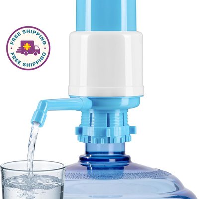 #ad Water Bottles Pump Manual Hand Pressure Drinking Fountain Pressure Pump Water $13.99