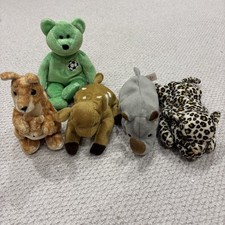 Ty Beanie Bundle No Tags Whisper Spike Kicks Freckles and Ricochet