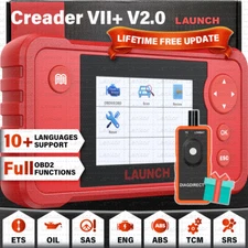 LAUNCH X431 Creader VII+ 7 Plus CRP123 Code Reader OBDII Scanner ABS SRS Engine