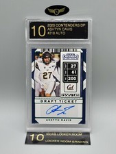 2020 Panini Contenders Draft Cal Jets ASHTYN DAVIS #218 rookie RC auto LRG 10