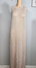 Nwt Cupshe Women's Swimsuit Cover Up Size Small Beige