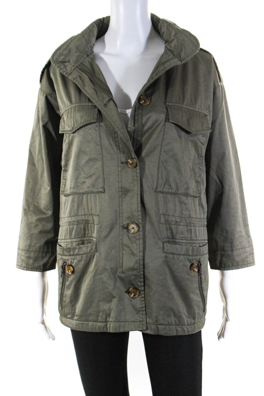 Joie Women's Utility Jacket Green Size S | eBay