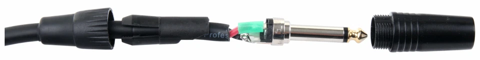 4x Cable Jack Connecteur Amplificateur Enceinte Audio Mono 6.35mm (1/4'') 5 m - Photo 3/3