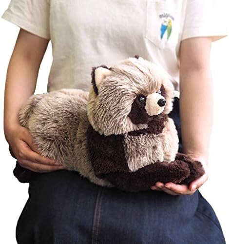 Plush Doll Toy Sun Lemon M Hizatanuki Knee Raccoon Dog P-6282