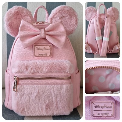Loungefly Disney Parks Piglet Fuzzy Ferkel rosa Rucksack   2022 Edition Backpack