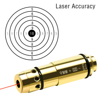 9MM Link Laser Training Laser Bore Sight Red Dot Laser Dry Fire Trainer