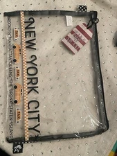 New York City 5 Boroughs Manhattan, the Bronx, clear accessory Pouch Bag New