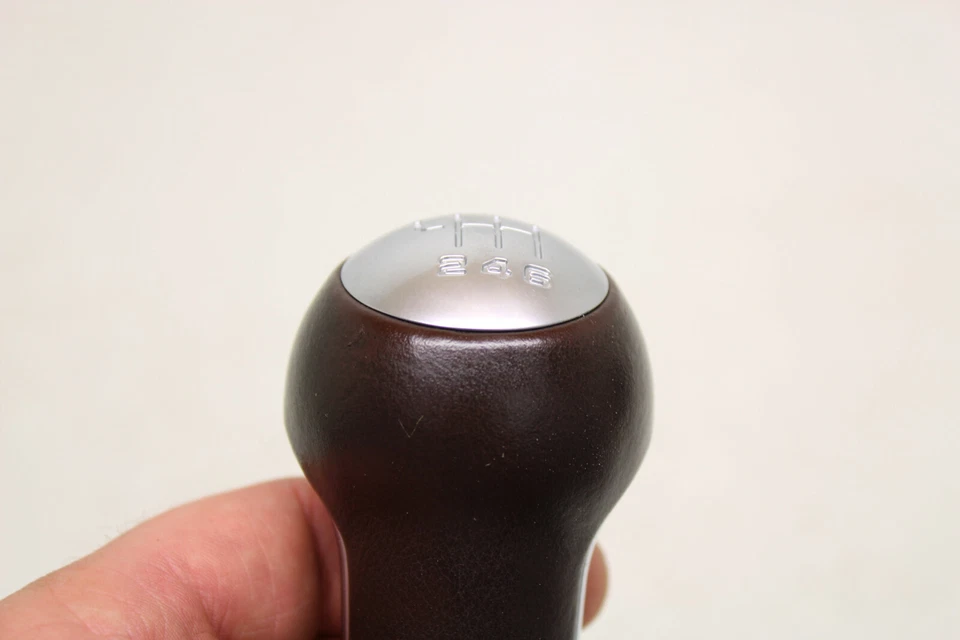Porsche Cocoa Brown Leather Shifter Knob W Boot Boxster Cayman 911 Oem 2005-2012 - Image 4 of 4