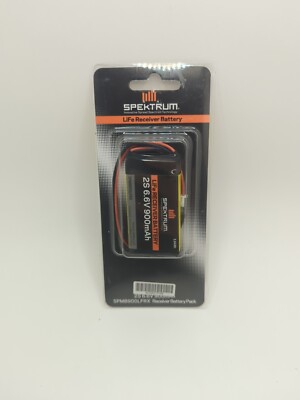  Spektrum 900mah 2S 2 Cell 6.6V LIFE Li-Fe RC Airplane Heli Receiver RX Battery