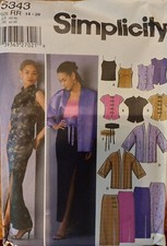 Simplicity Sewing Pattern 5343 Size RR 14-20 - UNCUT