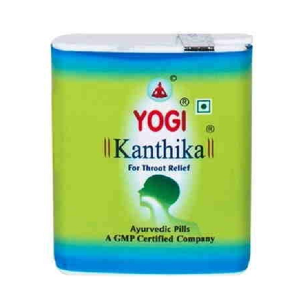 2 Herbal Yogi Kanthika Ayurvedic 45 Pills Throat Cough Relief breath