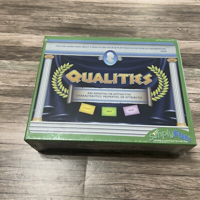 Qualities Board Game by Simply Fun NEW!