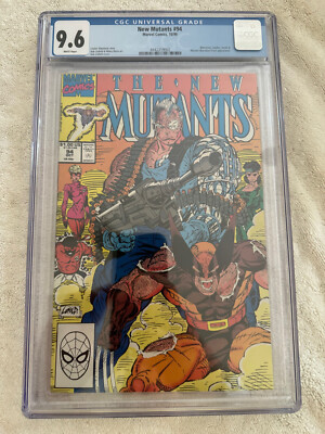 New Mutants #94 - CGC 9.6 - White Pages - Marvel Comics 1990