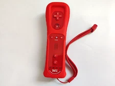 Official Nintendo Wii MotionPlus Red Controller - Authentic OEM Remote