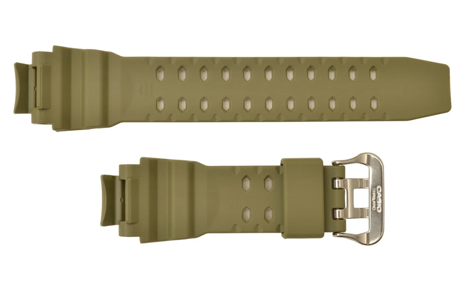 Correa de reloj original Casio G-Shock verde GA-1100KH-3A 10531393 Foto 3 de 4