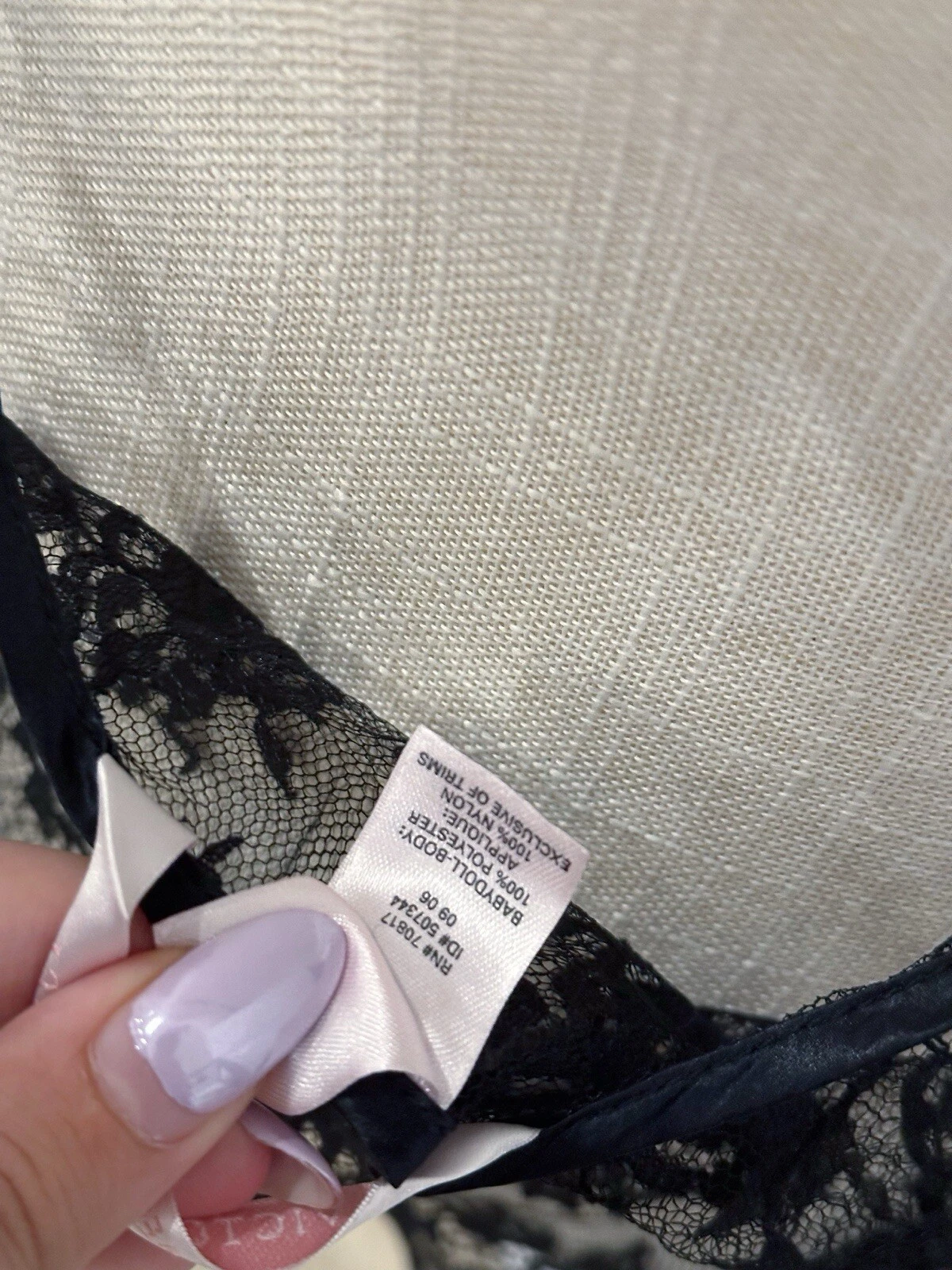 UNDERCOVER Vintage see through Victoria’s Secret Black slip dress