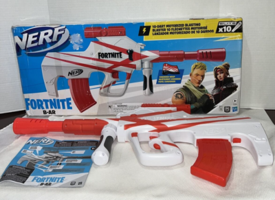 INCOMPLETE Nerf Fortnite B-AR Motorized Dart Blaster -- Fortnite