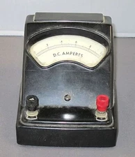 WELSH SCIENTIFIC D.C. AMP METER  MODEL 3031G VINTAGE SCHOOL SURPLUS