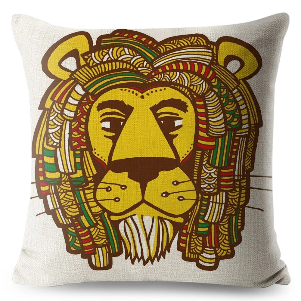 Abigail Ahern/Edition Orange Lion Applique Feather Filled, 42 OFF