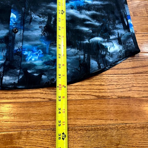 RSVLTS Shirt Mens XL Harry Potter Kunuflex Expecto Patronum Button Magic Spirit - Picture 4 of 8