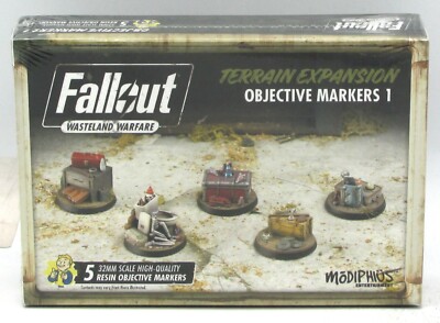 Fallout Wasteland Warfare MUH051727 Objective Markers 1 (Terrain Expansion)