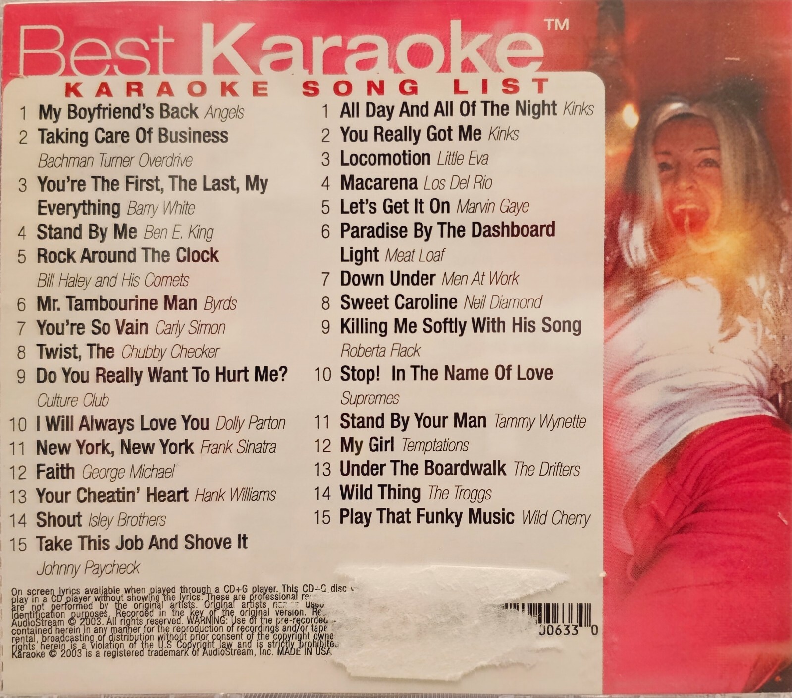 633 BEST KARAOKE CDG eBay