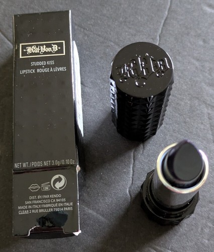 KAT VON D ~ STUDDED KISS CREME LIPSTICK ~ POE ~ 0.1 OZ. NEW IN BOX.