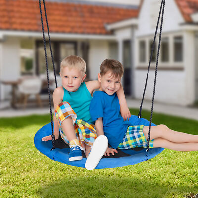 Family Backyard Swing Set 60 Inch Tree Swing - Heavy Duty Platform