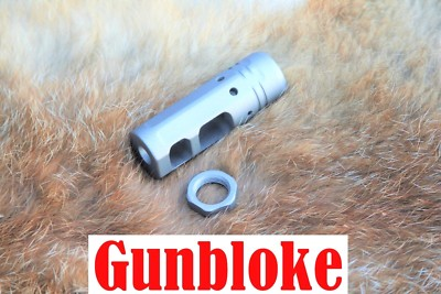 #ad LITHGOW LA101 D TAC1 Muzzle brake 17HMR .22LR .22WMR TITANIUM or ARMOR BLACK AU $130.00