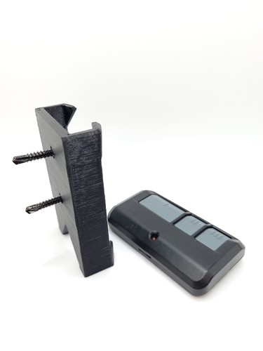 Garage Door Remote Holder Wall Mount With Screws, Fits 3 Button Universal 893LM - Picture 4 of 8