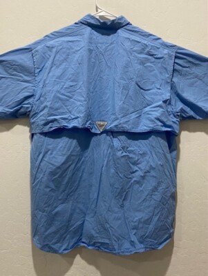 Chemise De Pêche Columbia PFG – Homme Taille M, Verte, Ventilée, Occasion état Neuf