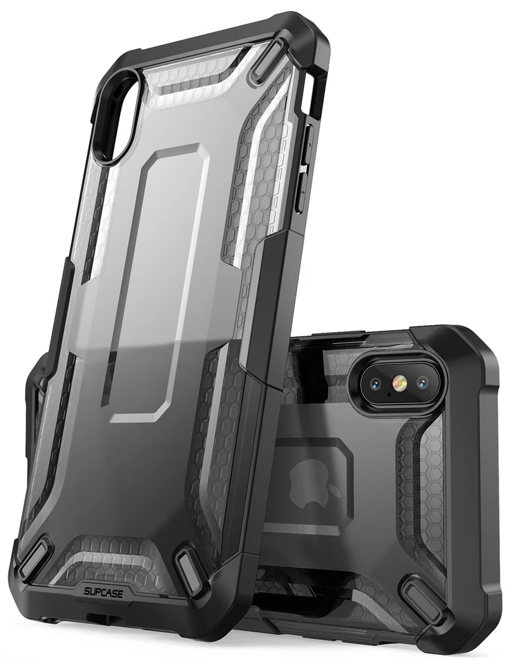 iPhone Xs Max Case Slim SUPCASE Unicorn Beetle Clear Hybrid Protective Cover - Image 4 of 4