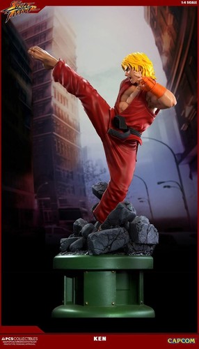 STREET FIGHTER V - Ken 1/4 Polystone Ultra Statue Pop Culture Shock - Imagen 6 de 8