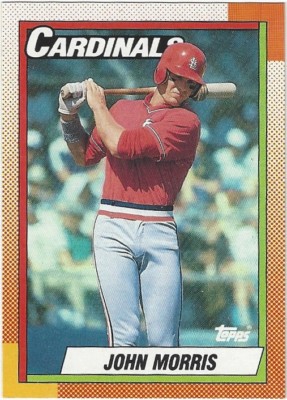 TCS 1374  Topps 1990 Cardinals Baseball John Morris #383