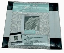 Tapestry Complete Wedding Scrapbook 14 Pre-Made 8x8 Pages W/ Embellishments NEW