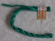 Haandarbejdets Fremme Stickgarn HF 509 Türkis Dansk Blomstergarn 100% Baumwolle