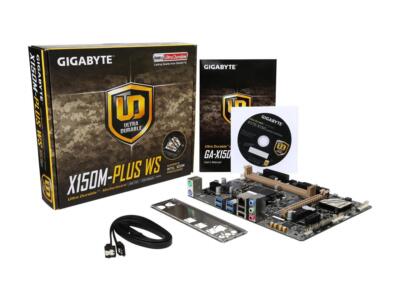 GIGABYTE GA-X150M-PLUS WS  LGA 1151 Intel C232 Micro ATX Intel Motherboard