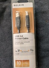 BELKIN USB 2.0 Printer Cable 10  Connect Computer To Printer PC Mac-