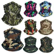 Sports Fishing Neck Gaiter Cooling Bandana Full Face Masks Headwear Face Cover