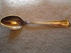 1930 DENMARK STERLING SILVER THREE TOWER HALLMARK STRECKER COLLECTOR SPOON